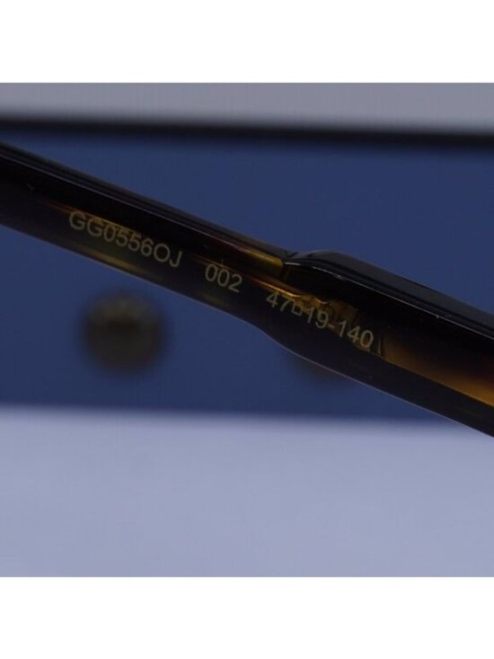 Gucci GG0556OJ 002 Square Eyeglasses - Havana 47mm main image 4